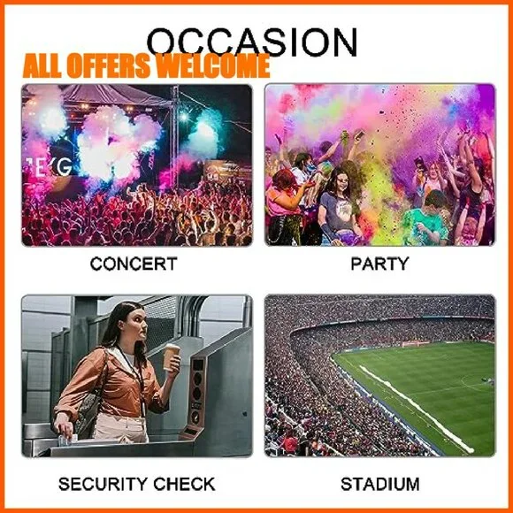 Clear Stadium Crossbody Bag with 7 Zippered Pockets, Adjustable Strap - Picture 7 of 8